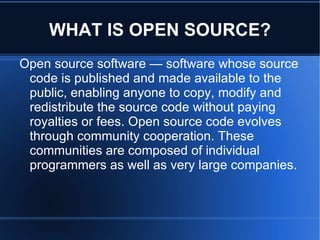 Its really surprising about those talents who have found the open source software which gave rise to the IT field.. 