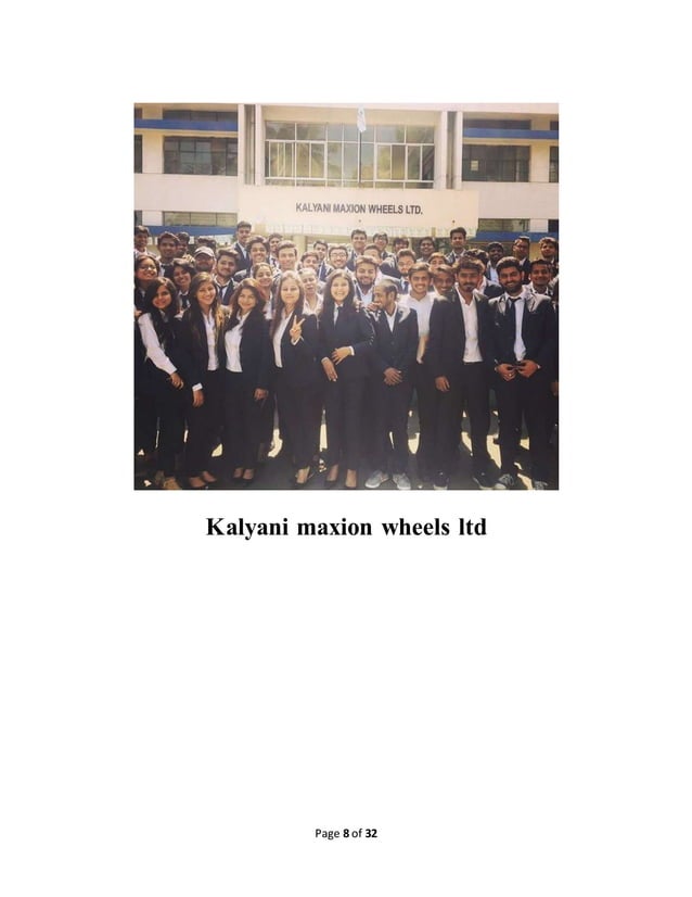 Kalyani maxion wheels pvt ltd