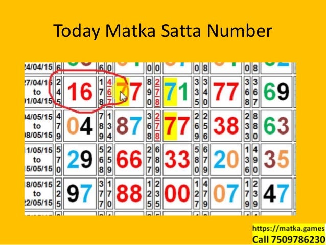 Satta Number Chart