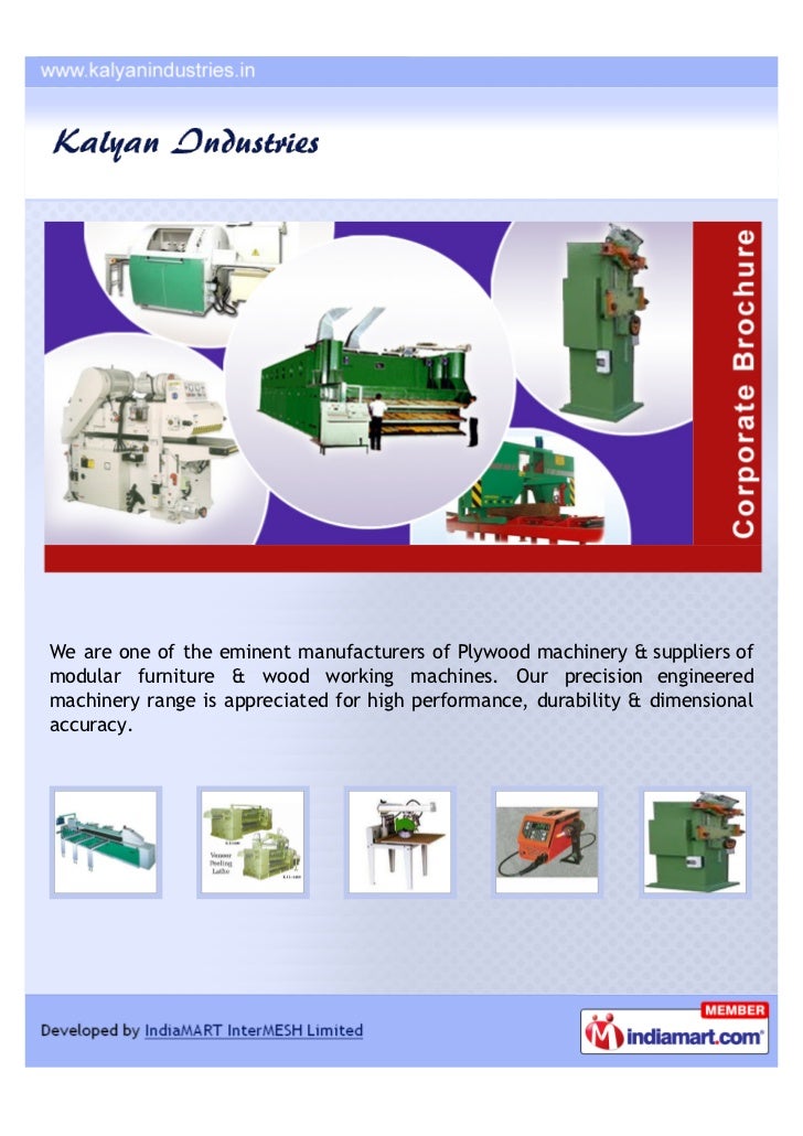Kalyan Industries, Yamunanagar, Wood Machines