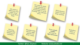 Twitter: @kal_Stephen Website: www.yitedev.ml
28
 