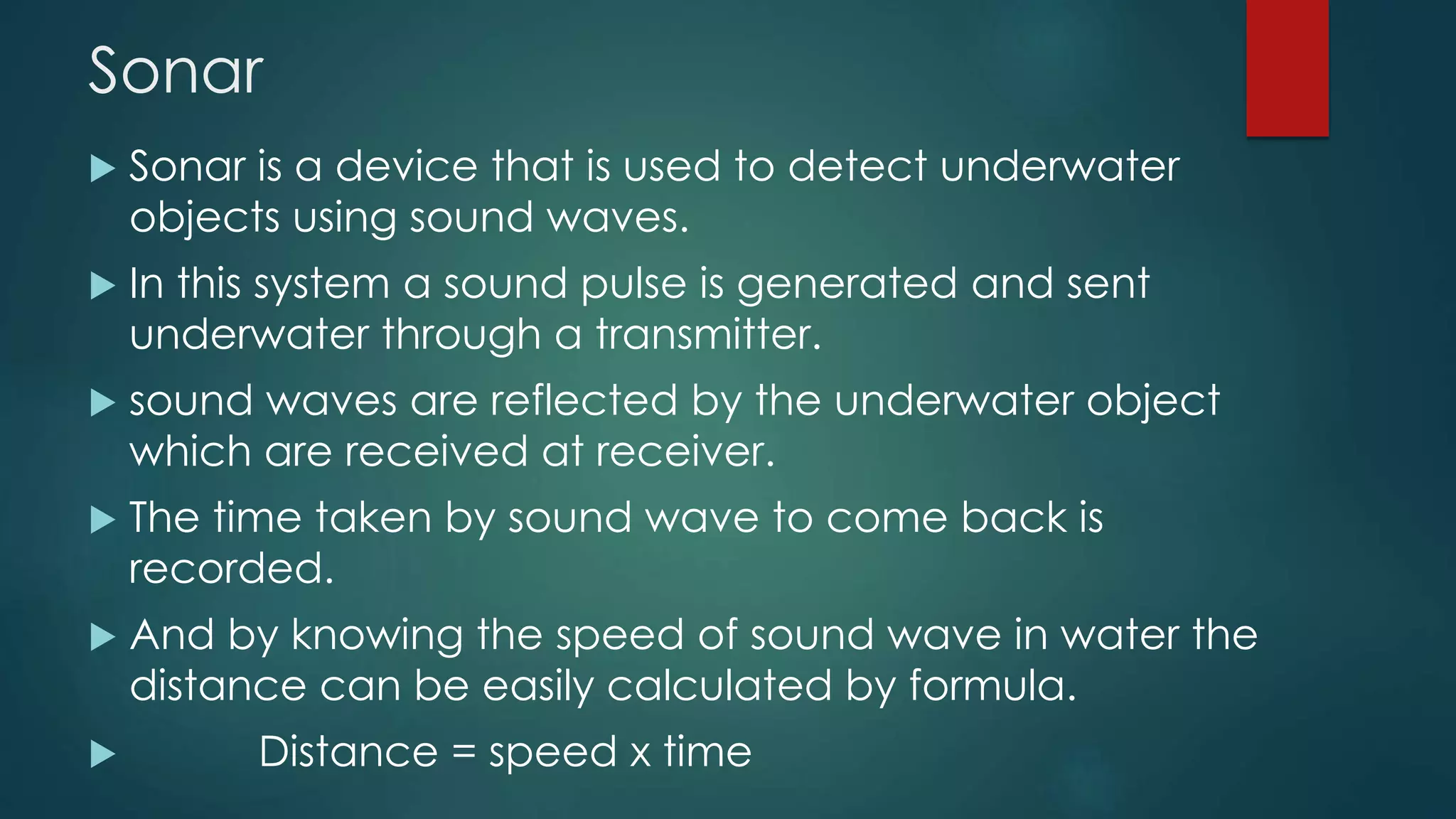 SONAR | PPT