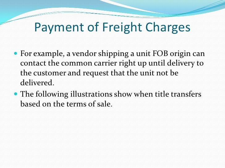 Kamal Adeni Taxability Of Freight Charges In Supply Chain Management