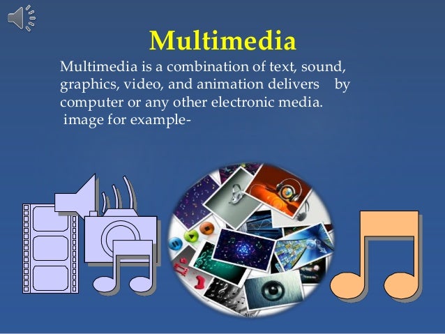 what is an example of a multimedia presentation