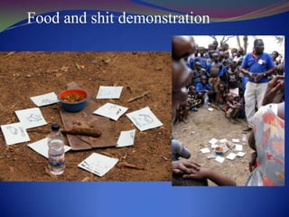 More yellow powder in places where there is more shit- 			Sierra Leone