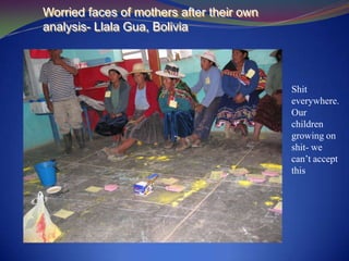 Food and shit demonstration