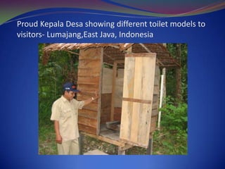 Community Innovated direct pit latrine- Skun village, Banteay Srei, Cambodia