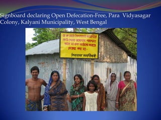 Locally innovated toilet model in flood prone areas and in places with high water table at Sambas, West Kalimantan 