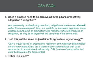 Introduction to Climate-Smart Agriculture: Busia County, Kenya