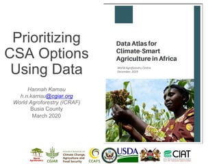 Introduction to Climate-Smart Agriculture: Busia County, Kenya