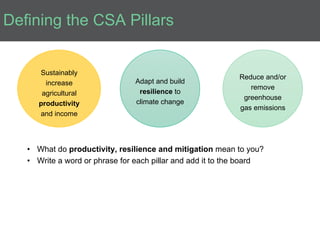 Introduction to Climate-Smart Agriculture: Busia County, Kenya