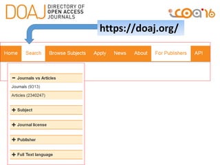 https://doaj.org/
 