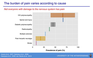 The burden of neuropathic pain
Schaefer et al., 2014a
Dysfunction is similar across aetiologies
 