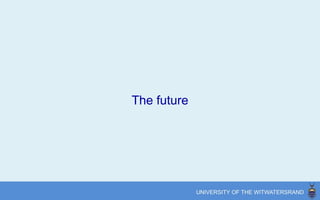 The future
Oxman et al., 2008; Ellis et al., 2010; Kamerman, 2015
Decreasing HIV-SN? Decreasing Zoster?
 