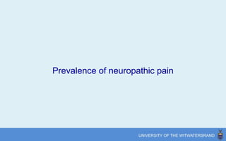 How common is chronic pain?
Breivik et al., 2004
Bootstrap mean and 95% CI (data available at https://github.com/kamermanpr)
Chronic pain prevalence in 46,394 adults from 15 European countries and Israel
Pain on most days within the last 6 months
 