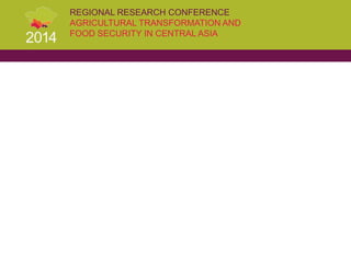 Structural Transformation as a Pathway to Food Security: Comparative Analysis of Dynamic Trends in Central Asian Countries