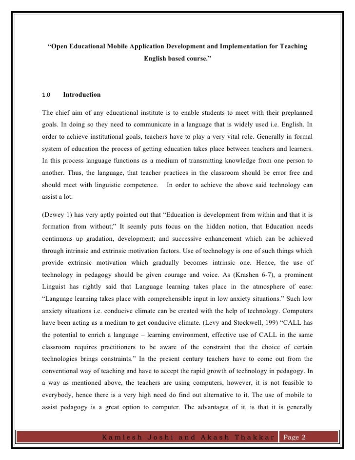 How to write term paper introduction