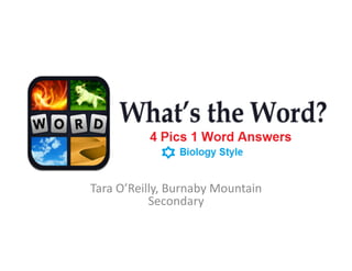 Tara	
  O’Reilly,	
  Burnaby	
  Mountain	
  
Secondary	
  

 