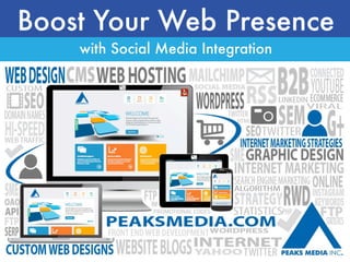 Boost Your Web Presence
with Social Media Integration

 