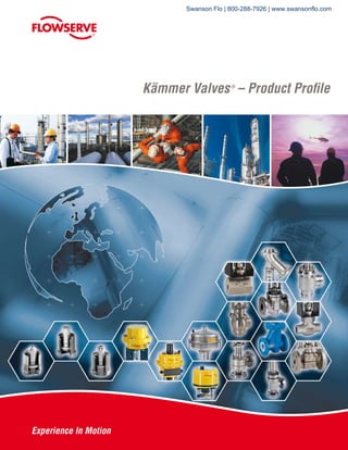 Kämmer Valves – Product Profile
®
®
Swanson Flo | 800-288-7926 | www.swansonflo.com
 