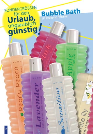 ö     SSen
Sondergr
        für den           Bubvon Sce mBath
                                    blhau !
          a b ic ,
      Urllauulbh          Ein Traum

      ung
                      !
                             3



      günstig
                                          4

           1




                  2


                                 5            6




136
 