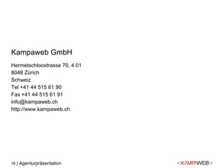Agenturpräsentation Kampaweb GmbH