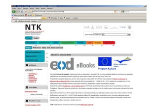 EOD - Blok expertů KISK FF MU