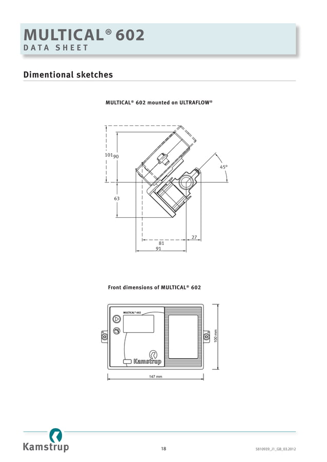 Kamstrup RHI Compliant Heat Meters & Thermal Energy Measurement