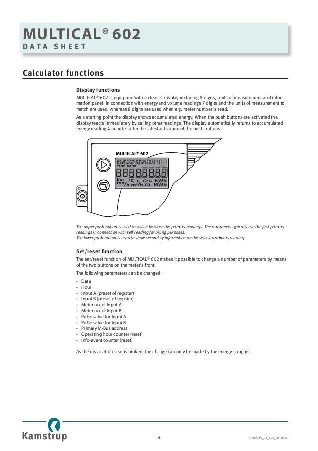 Kamstrup RHI Compliant Heat Meters & Thermal Energy Measurement Mul…