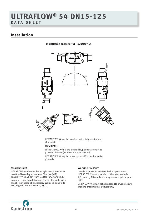 Kamstrup ultraflow 54 ultrasonic flow meter, multical heat meter, the…