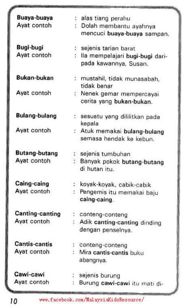 Kamus Kata Ganda