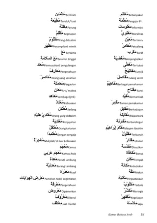 Kamus arab indonesia | DOC