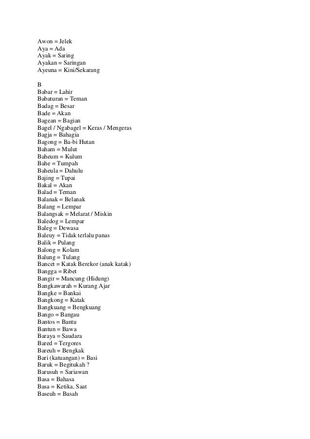 Kata Kata Parusing Bahasa Sunda Kata Bijak Sunda