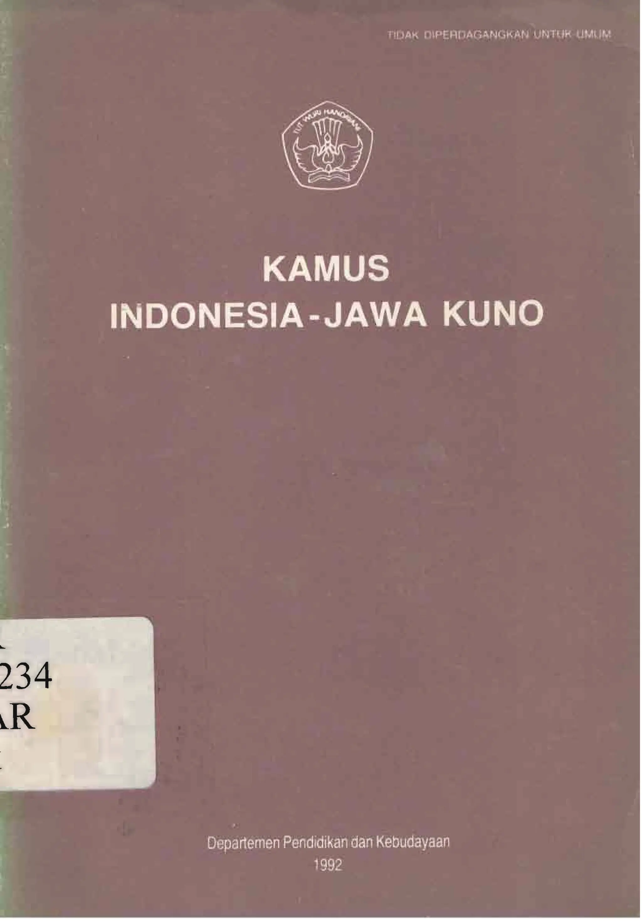 Kamus bahasa indonesia nya amang Kamus Bahasa Indonesia - Perpustakaan Online - Kementerian
