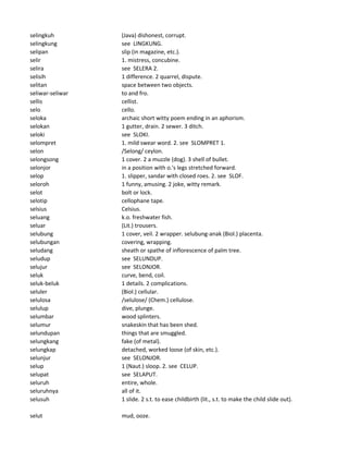 Kamus Indonesia-Inggris