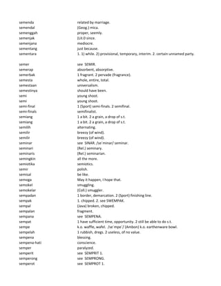 Kamus Indonesia-Inggris