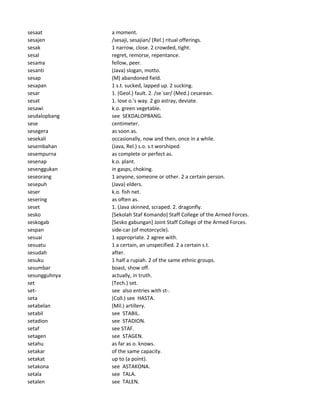 Kamus Indonesia-Inggris