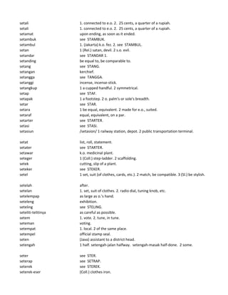 Kamus Indonesia-Inggris