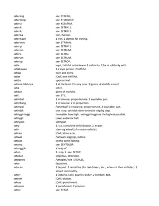 Kamus Indonesia-Inggris
