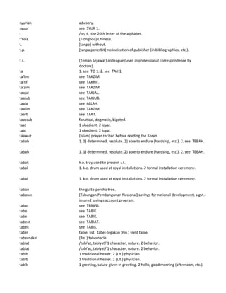 Kamus Indonesia-Inggris