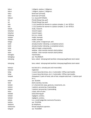 Kamus Indonesia-Inggris