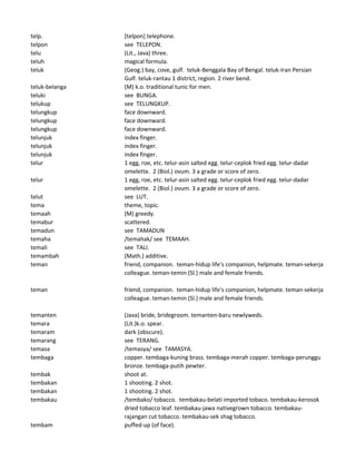 Kamus Indonesia-Inggris