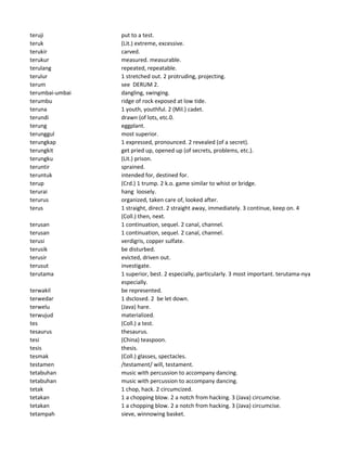 Kamus Indonesia-Inggris