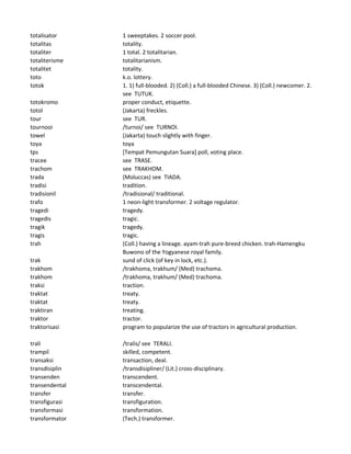 Kamus Indonesia-Inggris