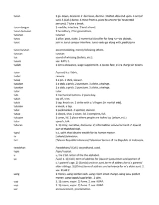 Kamus Indonesia-Inggris