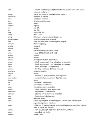 Kamus Indonesia-Inggris