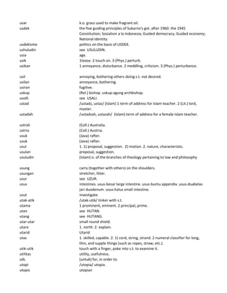 Kamus Indonesia-Inggris