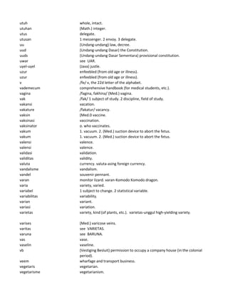 Kamus Indonesia-Inggris
