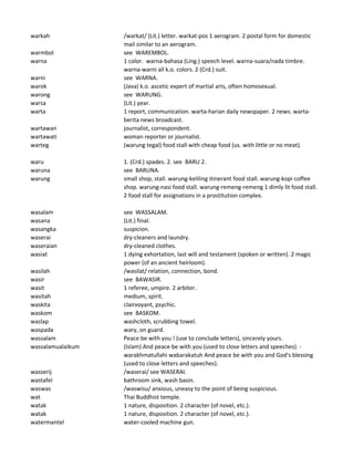 Kamus Indonesia-Inggris
