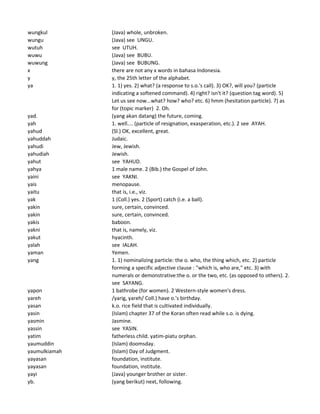 Kamus Indonesia-Inggris